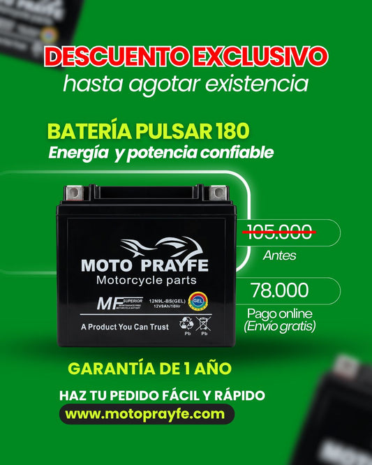 Batería Gel 12N9 — APACHE 160-180-200-ADVANGER 200-MOTOCARGUERO